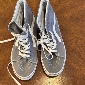 Vans Gray High-Top Sneakers size 8.5